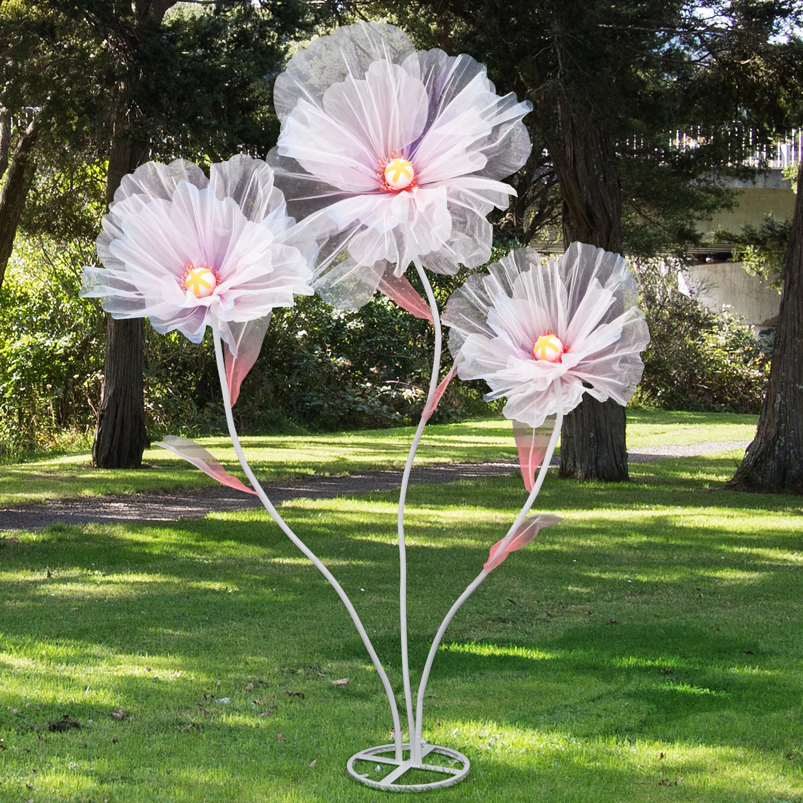 5.6 Ft Large Artificial Paper Flowers Decoration Giant Flowers Decor for Birthday Party Garden Office Home Wedding Wall Graduation Shop Window Display Baby Shower