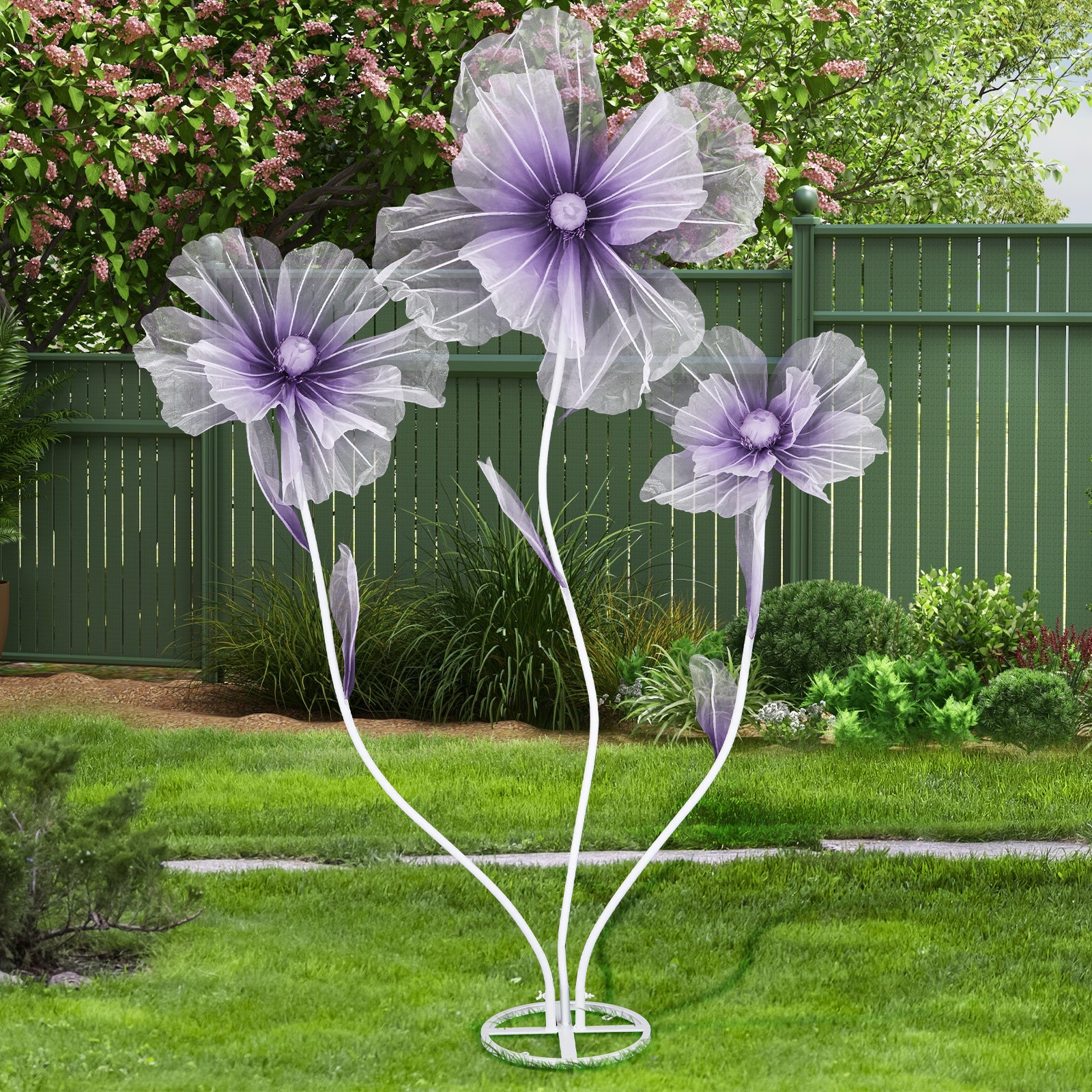 5.6 Ft Large Artificial Paper Flowers Decoration Giant Flowers Decor for Birthday Party Garden Office Home Wedding Wall Graduation Shop Window Display Baby Shower