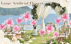 5.6 Ft Large Artificial Paper Flowers Decoration Giant Flowers Decor for Birthday Party Garden Office Home Wedding Wall Graduation Shop Window Display Baby Shower